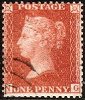 1856-57 1d Red Transitional