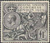 1929 PUC £1 Black SG438 Unmounted Mint