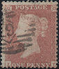 1855 1d Red C2 Plate 201 'LL'