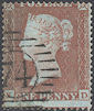1854 1d Red C1 Plate 170 'SD'