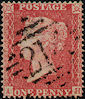 1857 1d Rose-red C11 Plate 45 'AH'