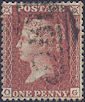 1855 1d Red C6 Plate 20 'OG'