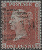 1855 1d Red C3 Plate 1 'GK' width=
