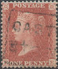 1855 1d Red C6ya Plate 8 'EE' Scots Local
