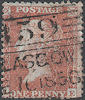 1855 1d Red C3 Plate 19 'LE'