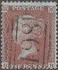 1855 1d Red C3 Plate 21 'BB'