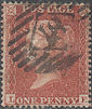 1855 1d Red C4 Plate 15 'LE'