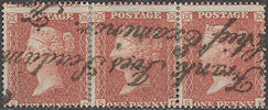 1855 1d Red C4 Plate 6 'SC-SE'
