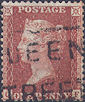 1855 1d Red C7 Plate 24 'QF'