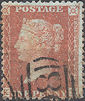 1856 1d Orange-brown C8(5)j Plate 27 'KD'