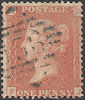 1856 1d Orange-Brown C8(5) Plate 46 'FJ'