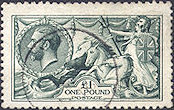 1913 �1 Deep Blue-green 'Seahorse'