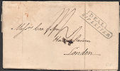 1835 Entire Letter 'Deal Ship Letter'