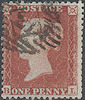 1855 1d Red C2 Plate 204 'BL'