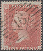 1855 1d Red C4 Plate 11 'GL'